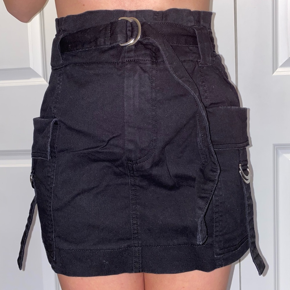 Black Garage Mini Skirt!